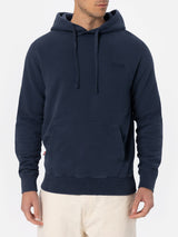 Man navy blue sweatshirt Tribeca with St. Barth embroidery