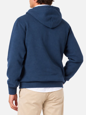 Tribeca blue hoodie with patch