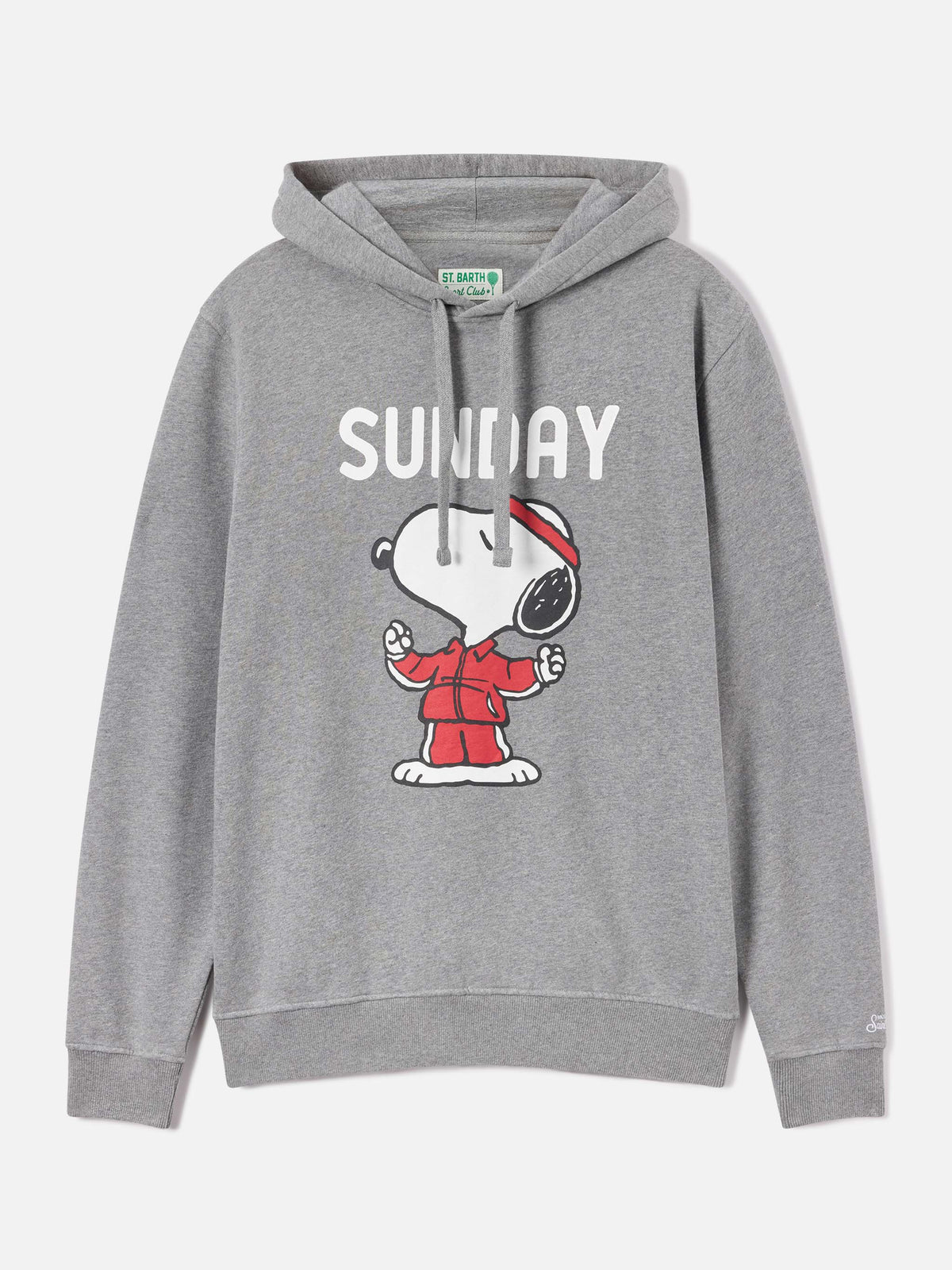 Sweat à capuche Tribeca en coton gris avec imprimé Snoopy | Special edition 