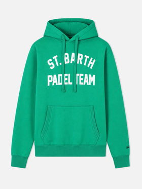 Sudadera con capucha de algodón con estampado St. Barth Padel Team 