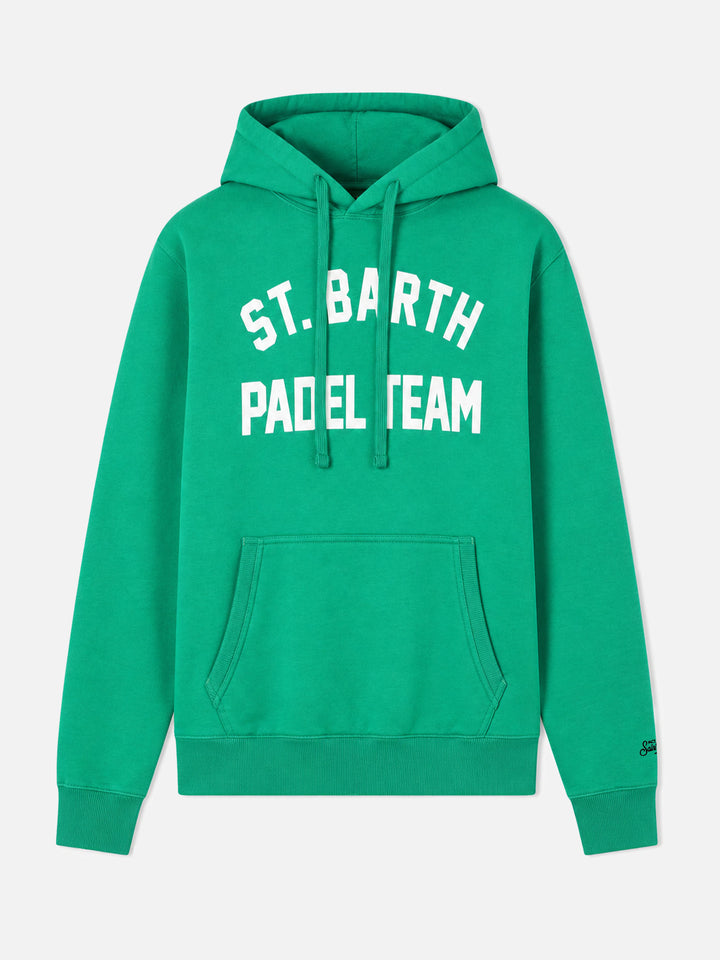 Hoodie aus Baumwolle mit St. Barth Padel Team-Print 