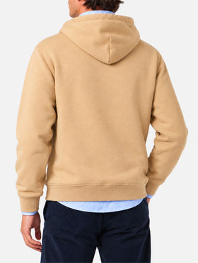 Felpa Tribeca cappuccio patch Cortina beige