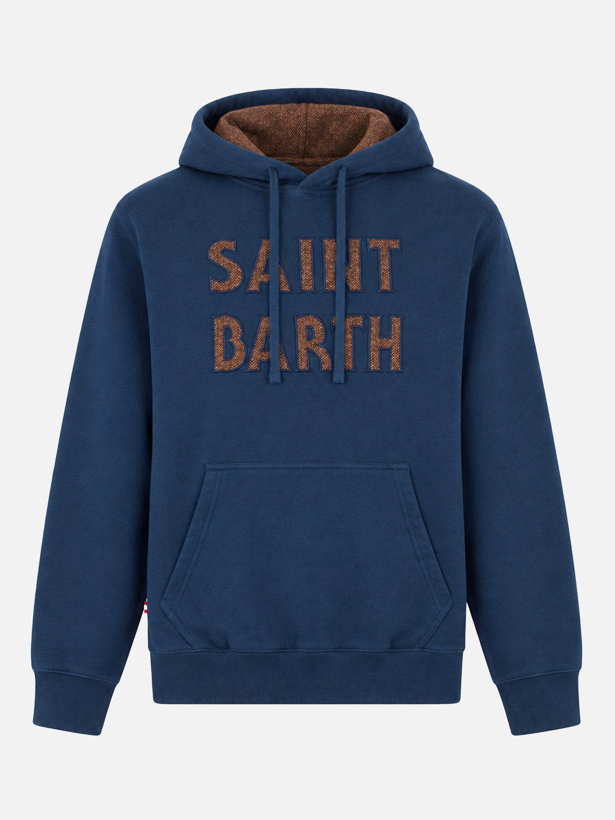 Tribeca blue hoodie with patch
