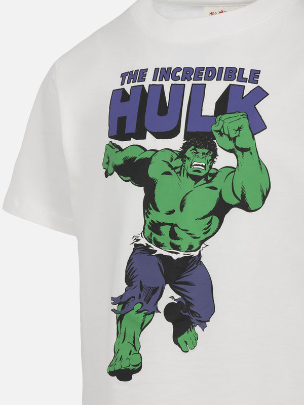 Boy cotton t-shirt with Hulk print | MARVEL SPECIAL EDITION