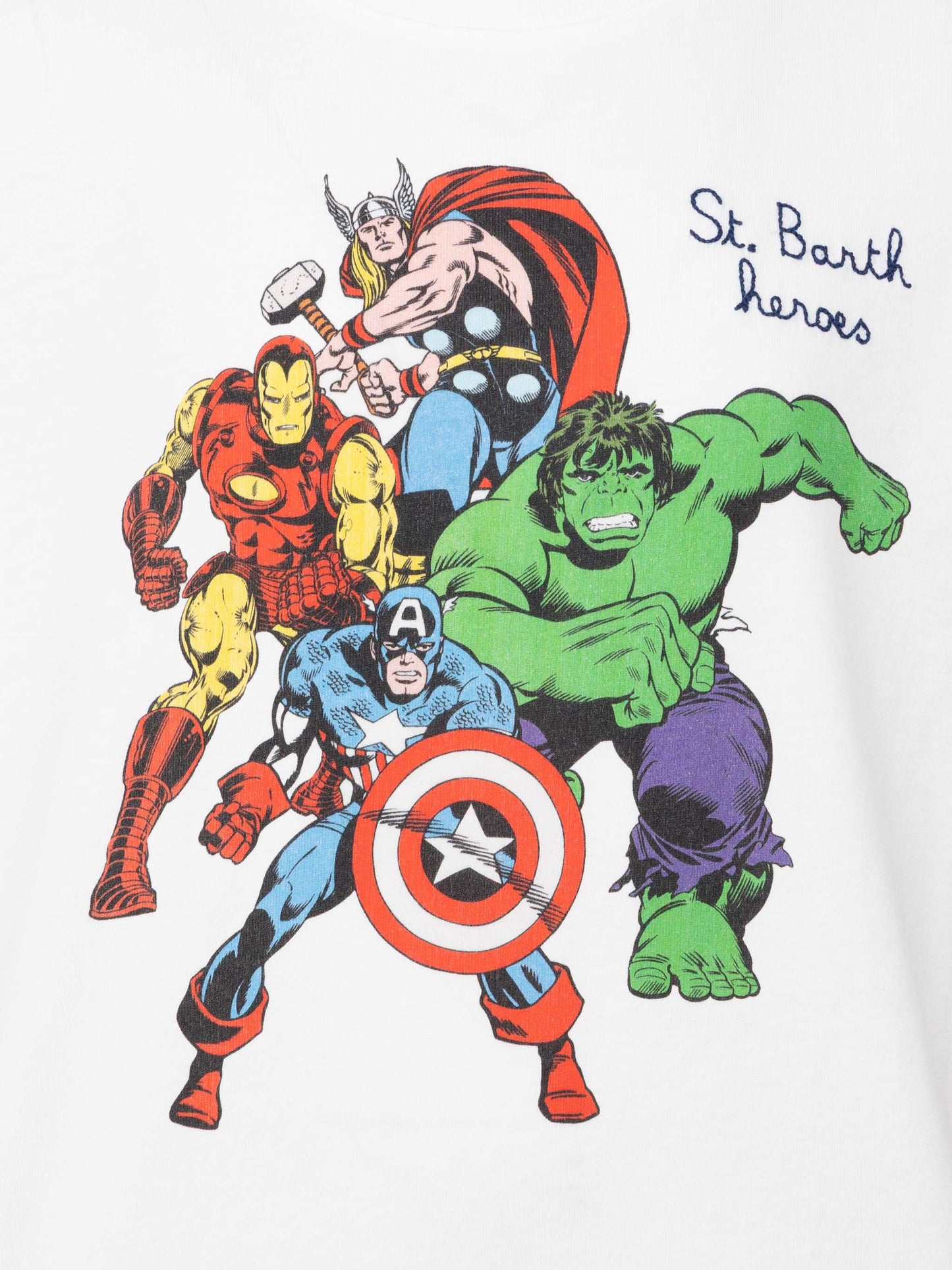 Cotton t-shirt with Marvel heroes print | MARVEL SPECIAL EDITION