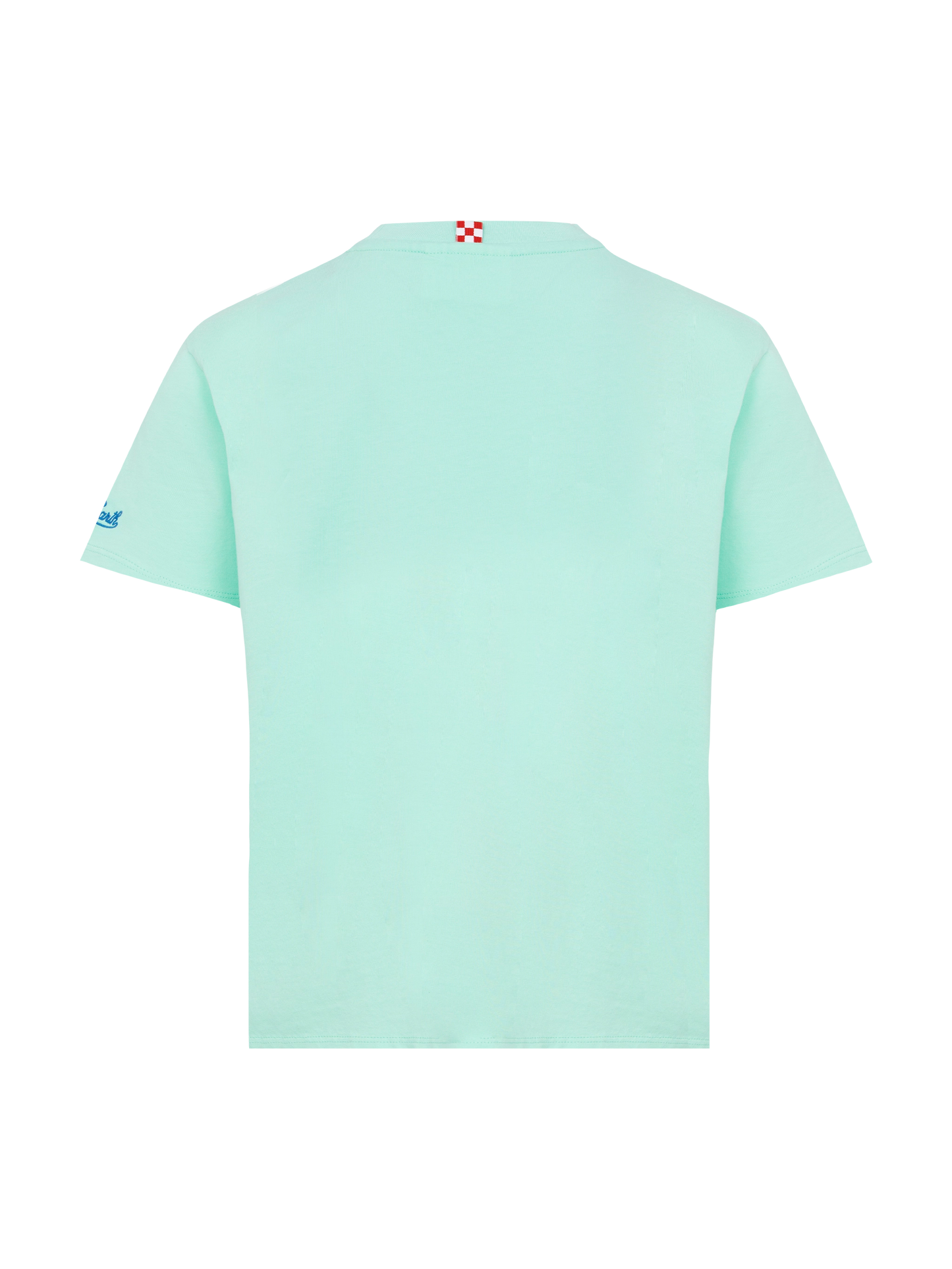Cotton t-shirt with Cresco veloce embroidery