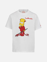 T-shirt da bambino in cotone con stampa e ricamo Bart | L'EDIZIONE SPECIALE SIMPSON