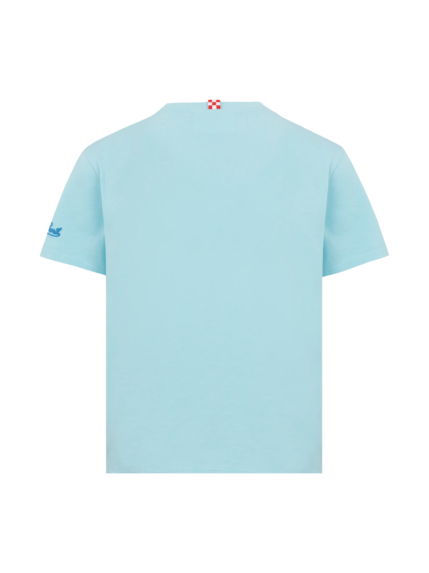 Cotton t-shirt with Portami al mare embroidery