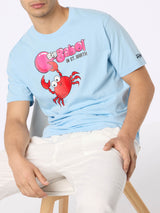 T-shirt da uomo con stampa piazzata e ricamo granchio Big Babol | EDIZIONE SPECIALE BIG BABOL