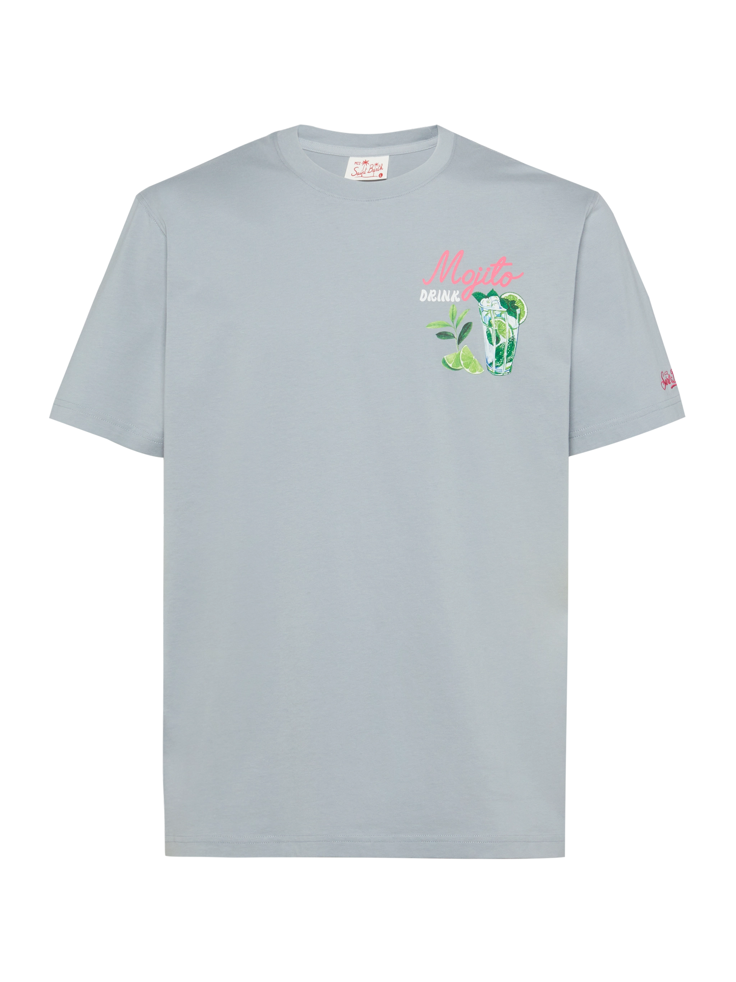 Cotton T-shirt with mojito print