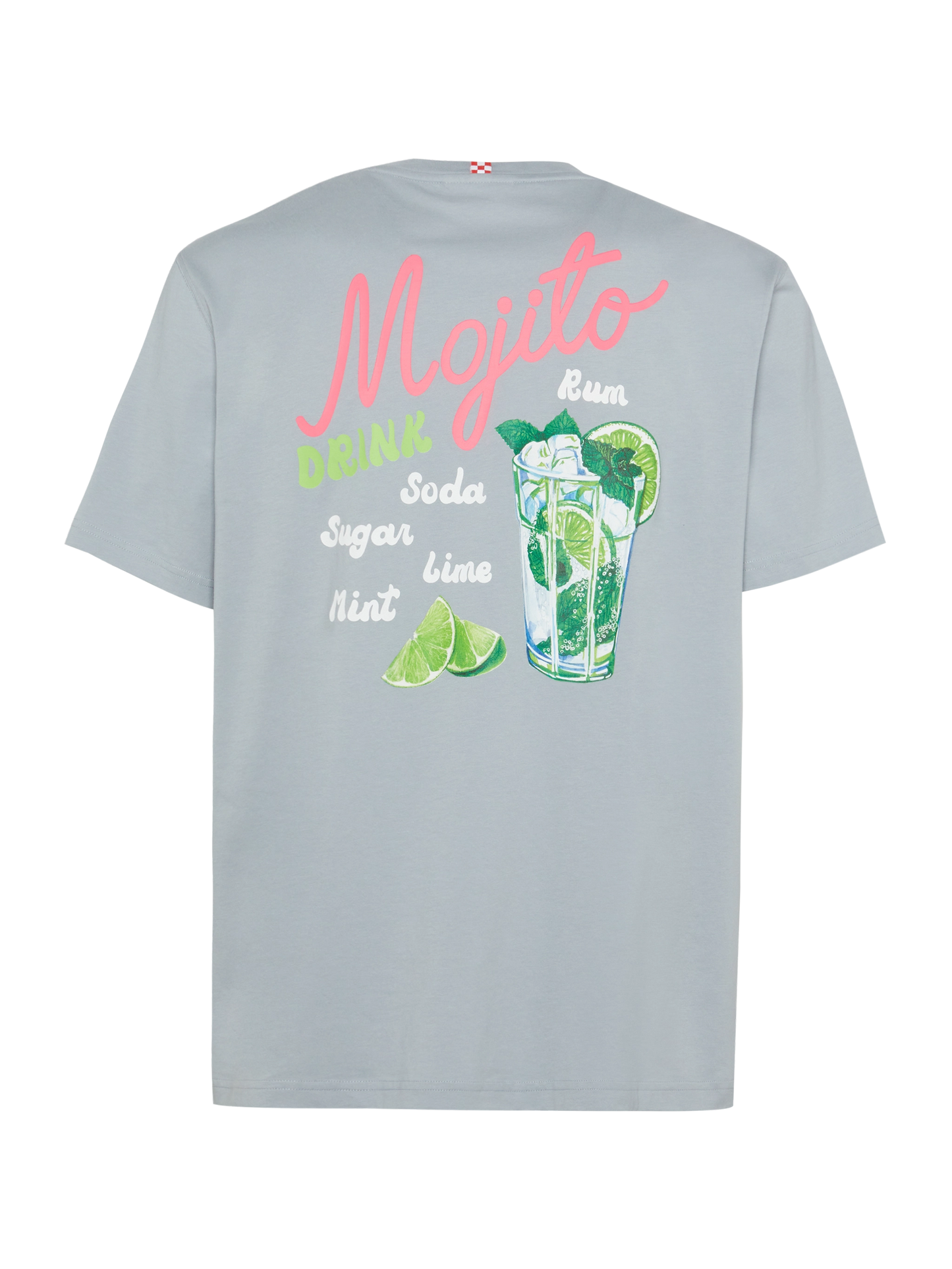 Cotton T-shirt with mojito print