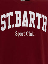 Cotton T-shirt with St. Barth Sport Club print