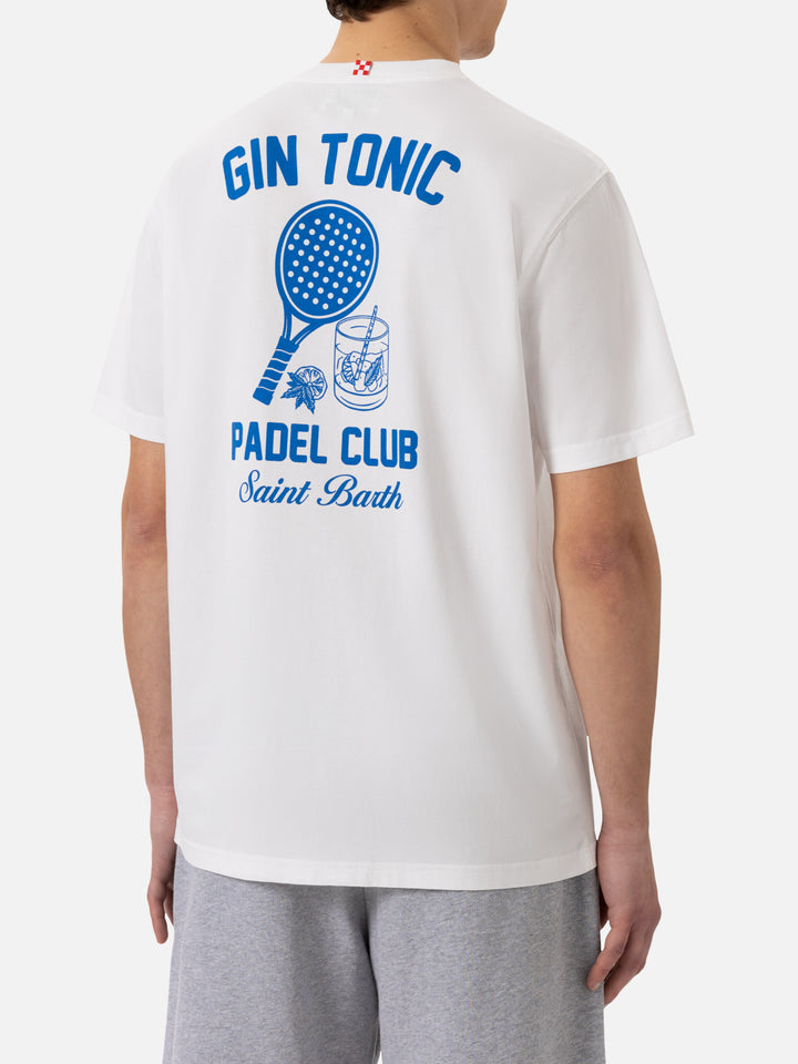 Cotton T-shirt with Gin Tonic Padel Club print - MC2 Saint Barth