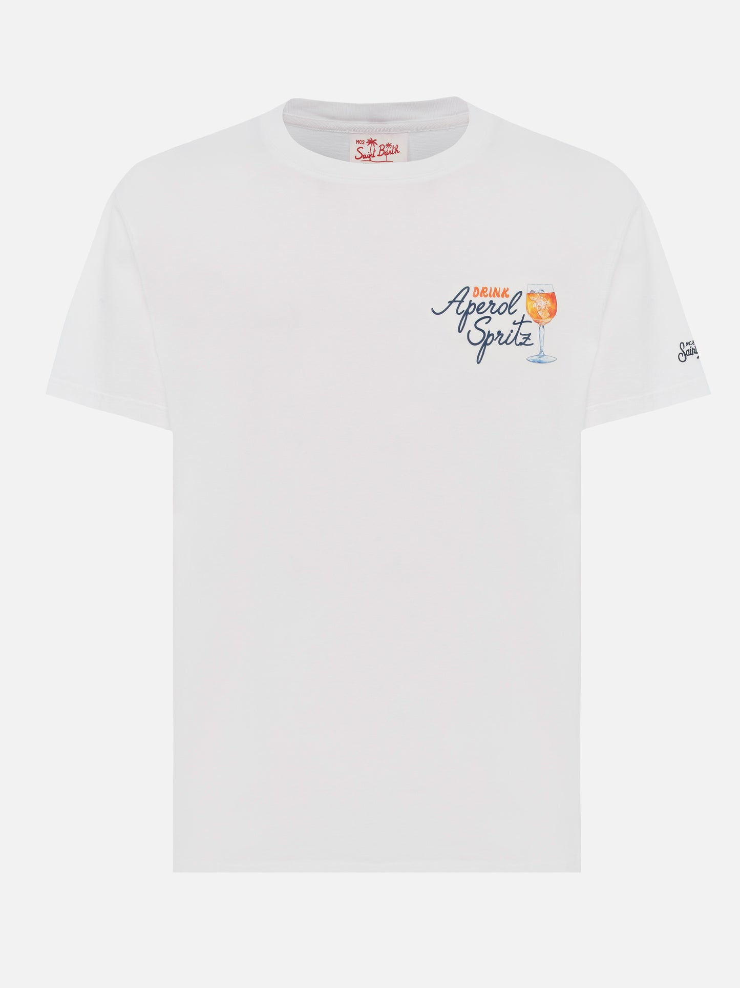 T-shirt Man in cotone con stampa Aperol Spritz Drink | APEROL SPECIAL EDITION