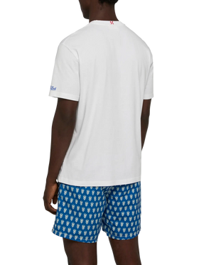 Cotton T-shirt with Gintleman print