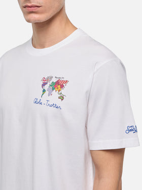 Cotton T-shirt with Romero Britto design print | BRITTO SPECIAL EDITION - MC2 Saint Barth