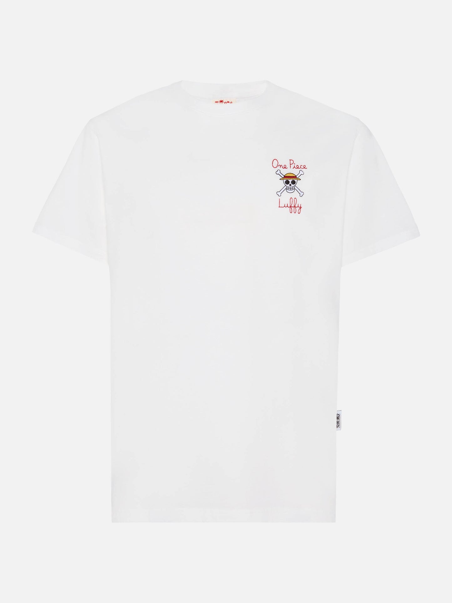 T-shirt Man in cotone con ricamo One Piece in St. Barth | ONE PIECE SPECIAL EDITION