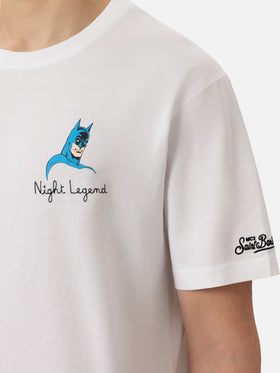 T-shirt Man in cotone con ricamo Night Legend | BATMAN SPECIAL EDITION