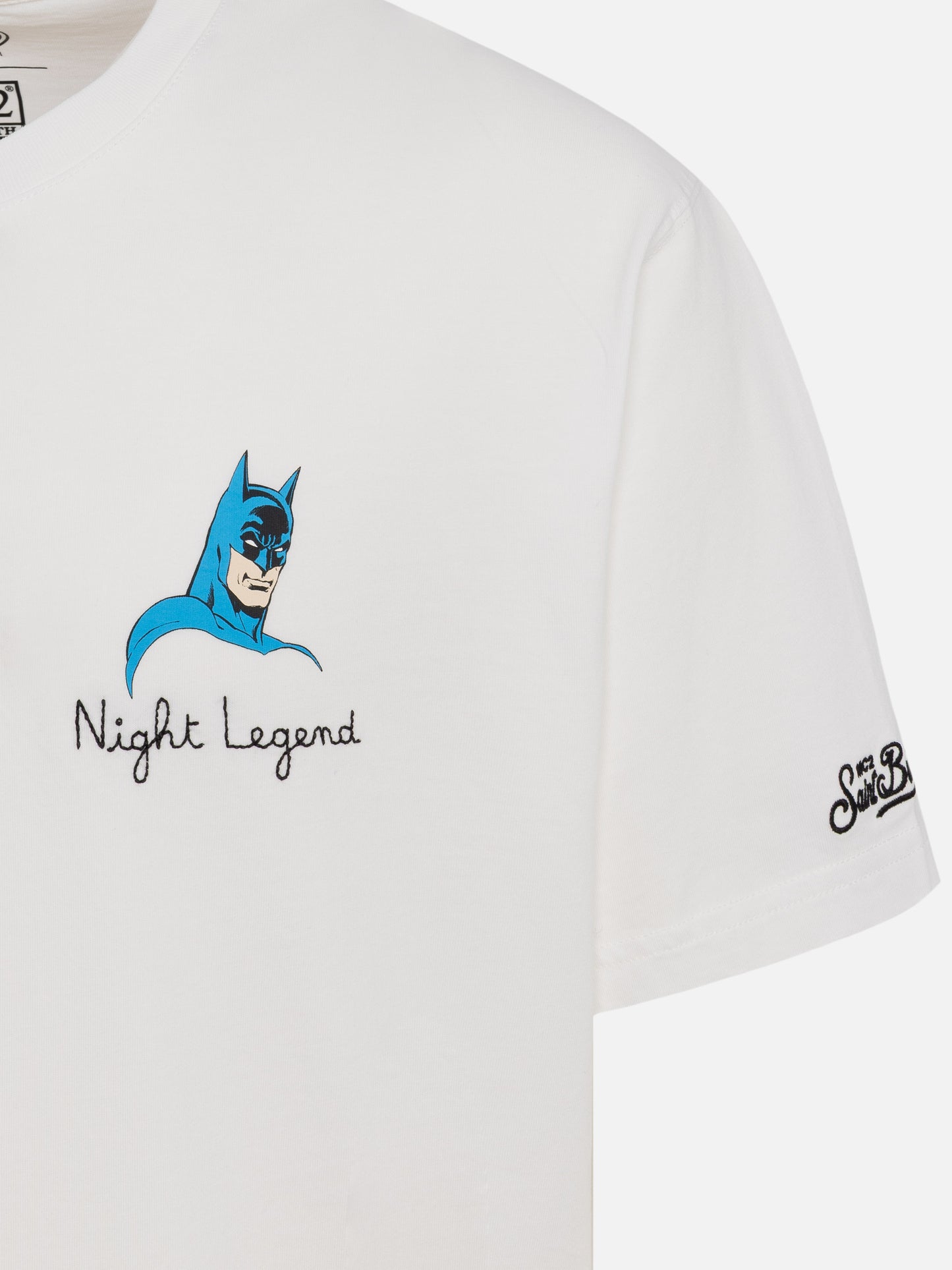 T-shirt Man in cotone con ricamo Night Legend | BATMAN SPECIAL EDITION