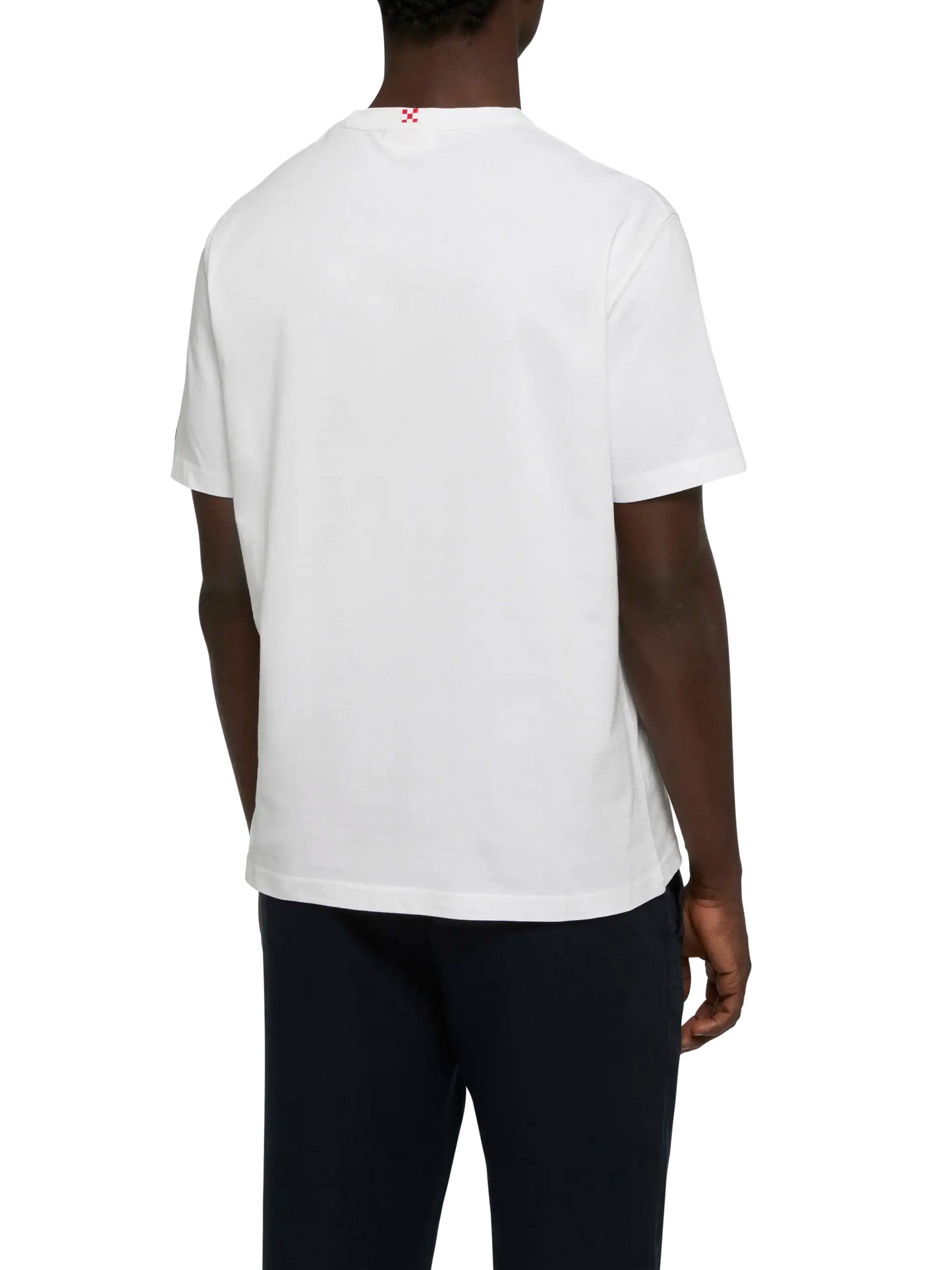 T-shirt Man in cotone con ricamo "Mi fai volare"