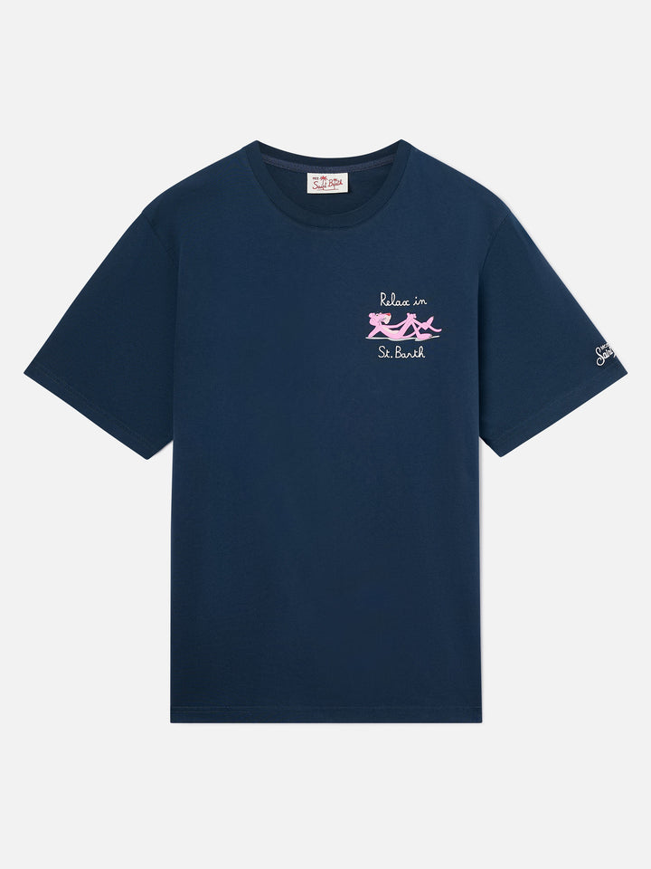 T-shirt avec imprimé et broderie Pink Panther | THE PINK PANTHER SPECIAL EDITION 