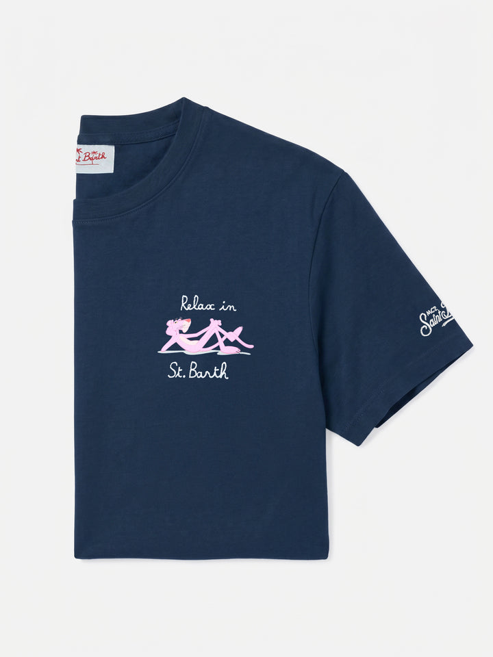 T-Shirt mit Pink-Panther-Print und Stickerei | THE PINK PANTHER SPECIAL EDITION 