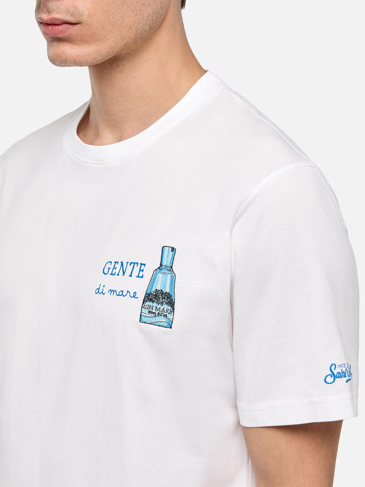 T-shirt with Gente di Mare print and embroidery | Special Edition