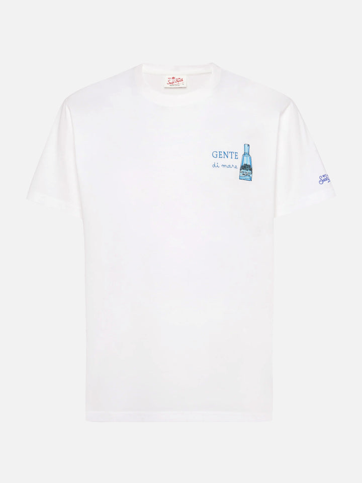 T-shirt with Gente di Mare print and embroidery | Special Edition
