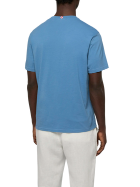 T-shirt Man in cotone con stampa e ricamo "Tutti al Mare" | GIN MARE SPECIAL EDITION