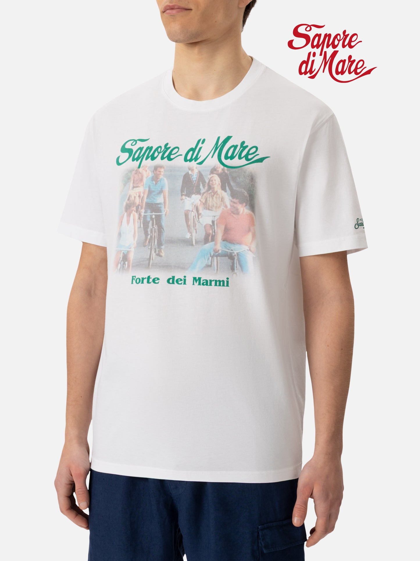Cotton T-shirt with Forte dei Marmi 83 print |SAPORE DI MARE SPECIAL EDITION