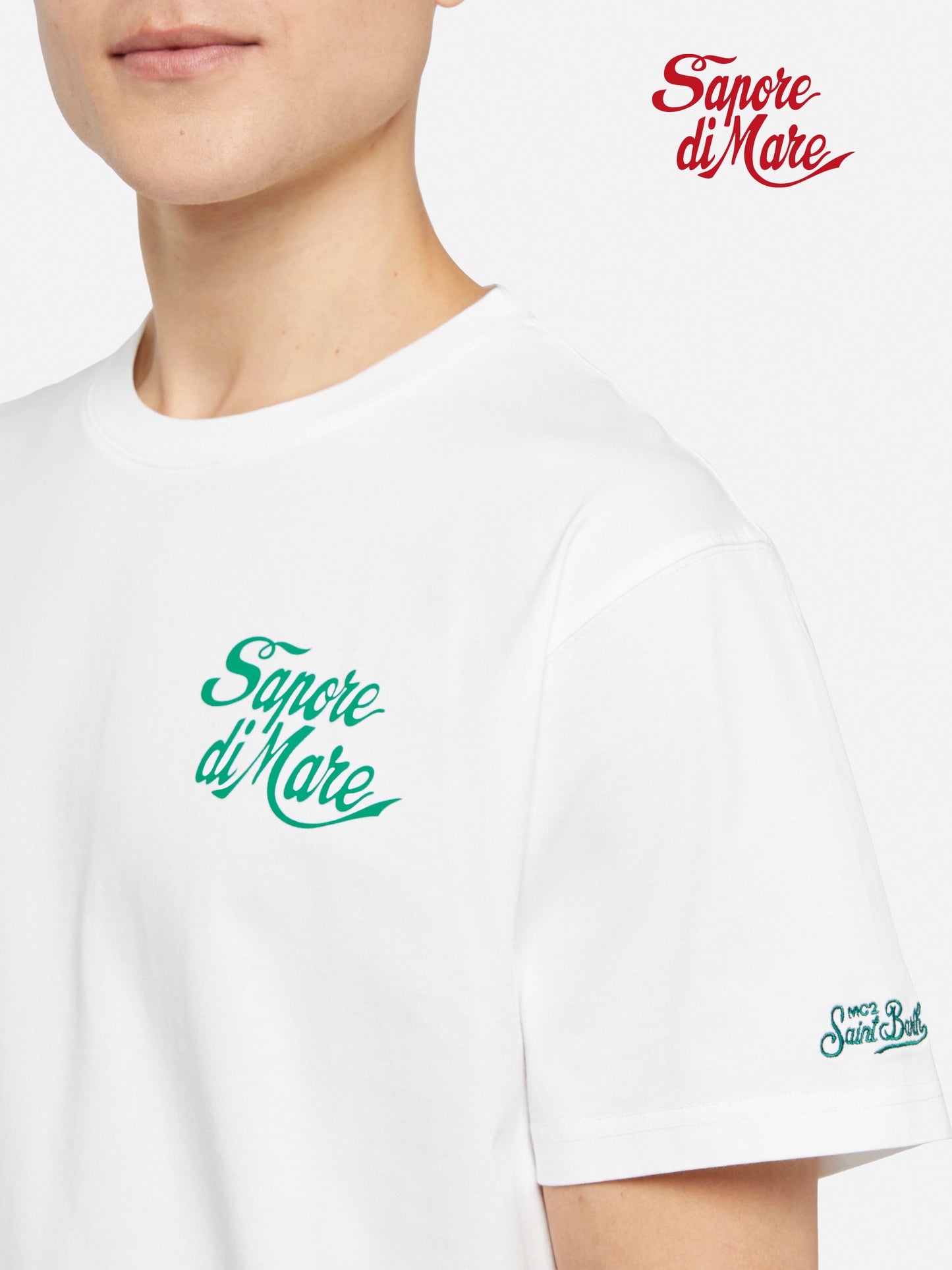 T-shirt Man in cotone con stampa "Forte dei Marmi 83" | SAPORE DI MARE SPECIAL EDITION