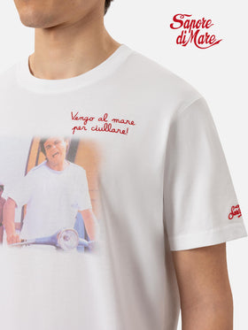 T-shirt Man in cotone con ricamo Vado al Mare per... | SAPORE DI MARE SPECIAL EDITION