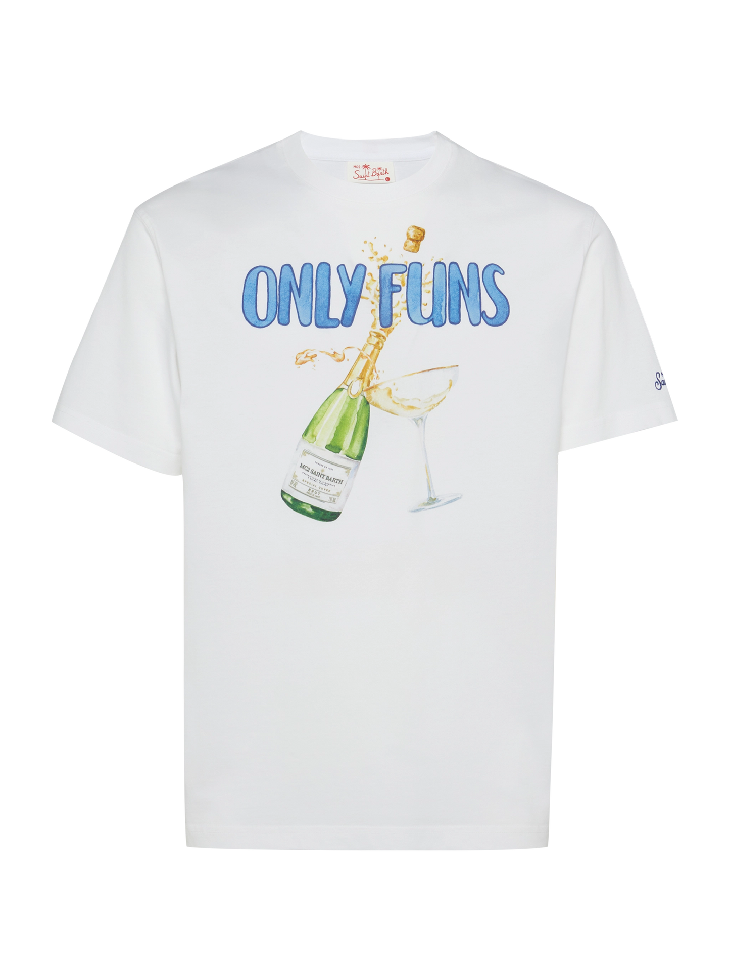 T-shirt Man in cotone con stampa "Only Funs"