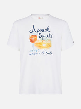 Herren-T-Shirt aus Baumwolle mit „Aperol Spritz Venice“-Aufdruck | APEROL SONDEREDITION
