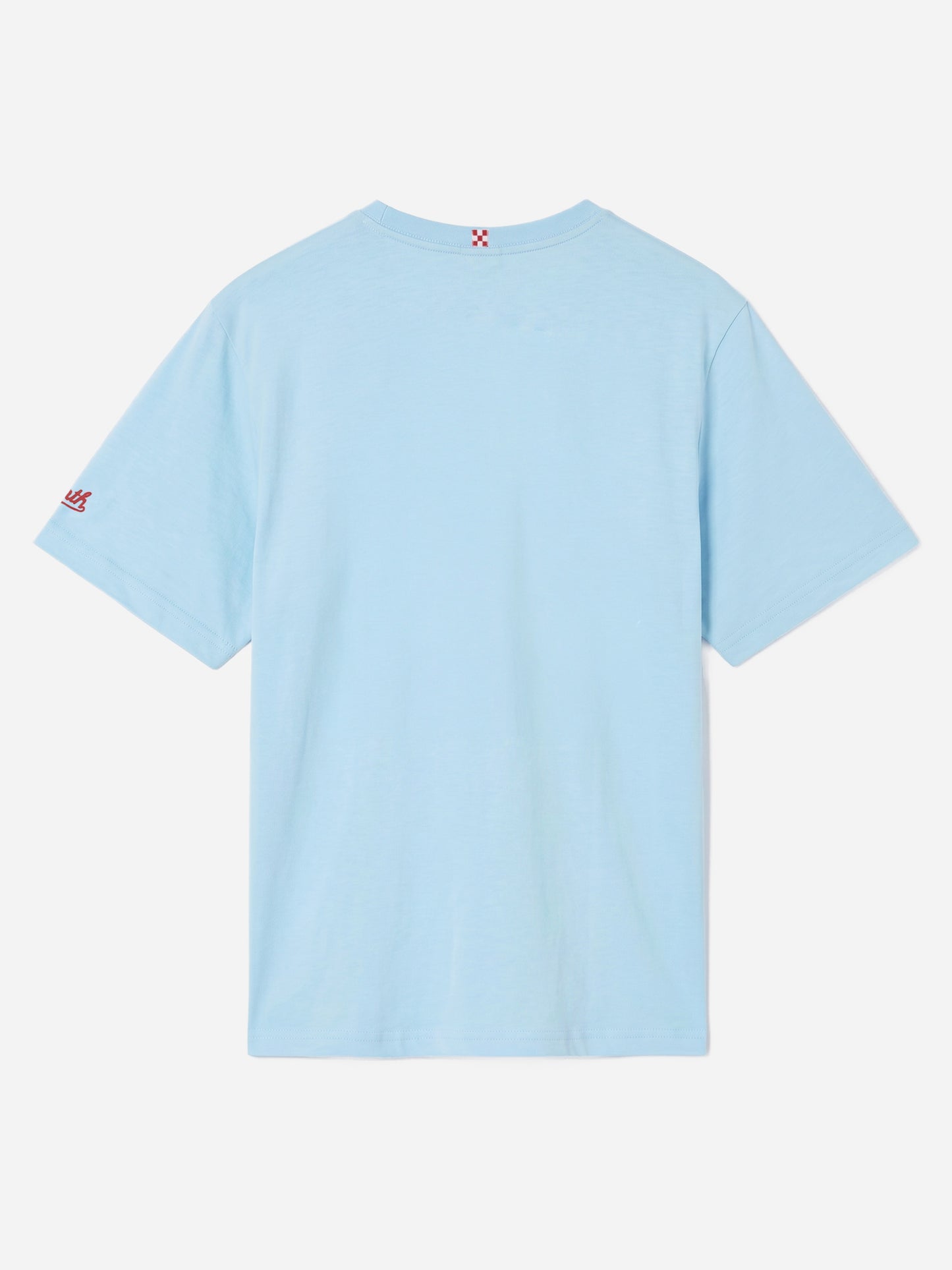 T-shirt Man azzurro con stampa paperella scooter | Special Edition
