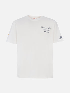 Baumwoll-T-Shirt für Herren mit Lazio-Stickerei | SS LAZIO SPECIAL EDITION