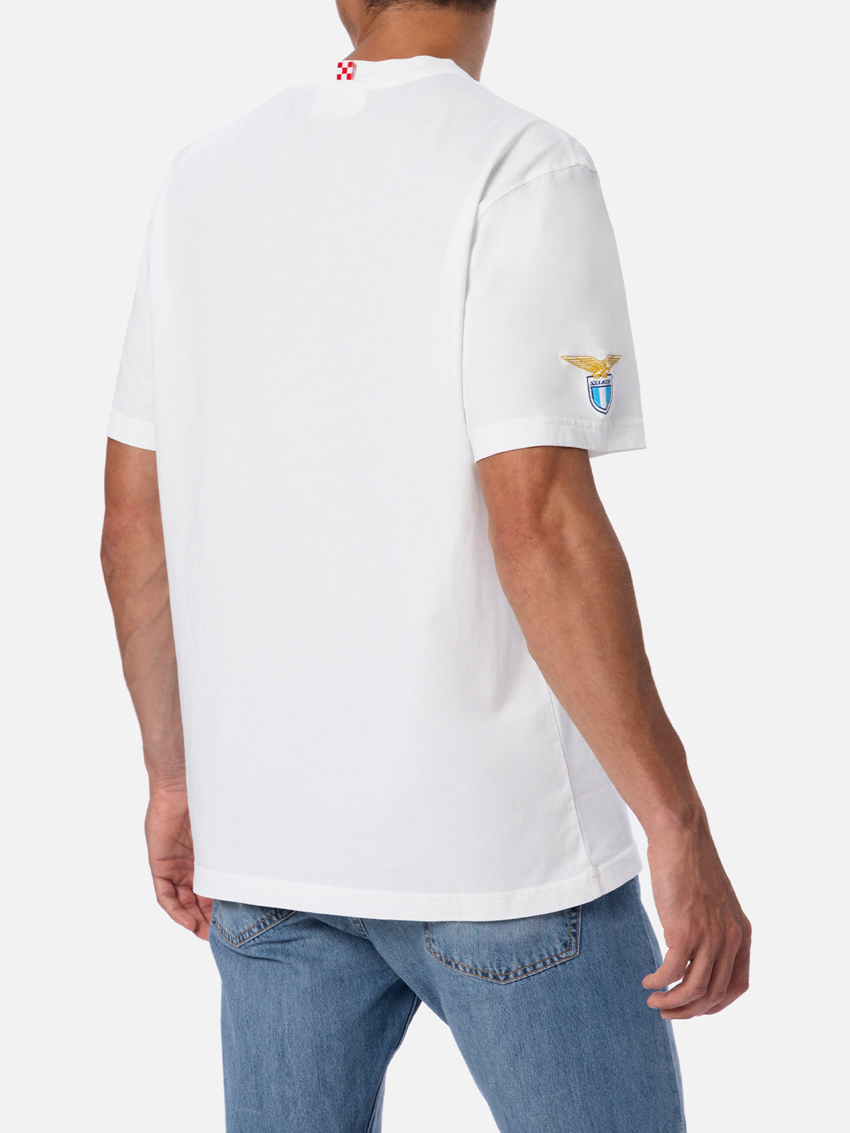 Baumwoll-T-Shirt für Herren mit Lazio-Stickerei | SS LAZIO SPECIAL EDITION