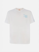 T-shirt da uomo in cotone con ricamo Di Padre in Figlio | EDIZIONE SPECIALE SS LAZIO