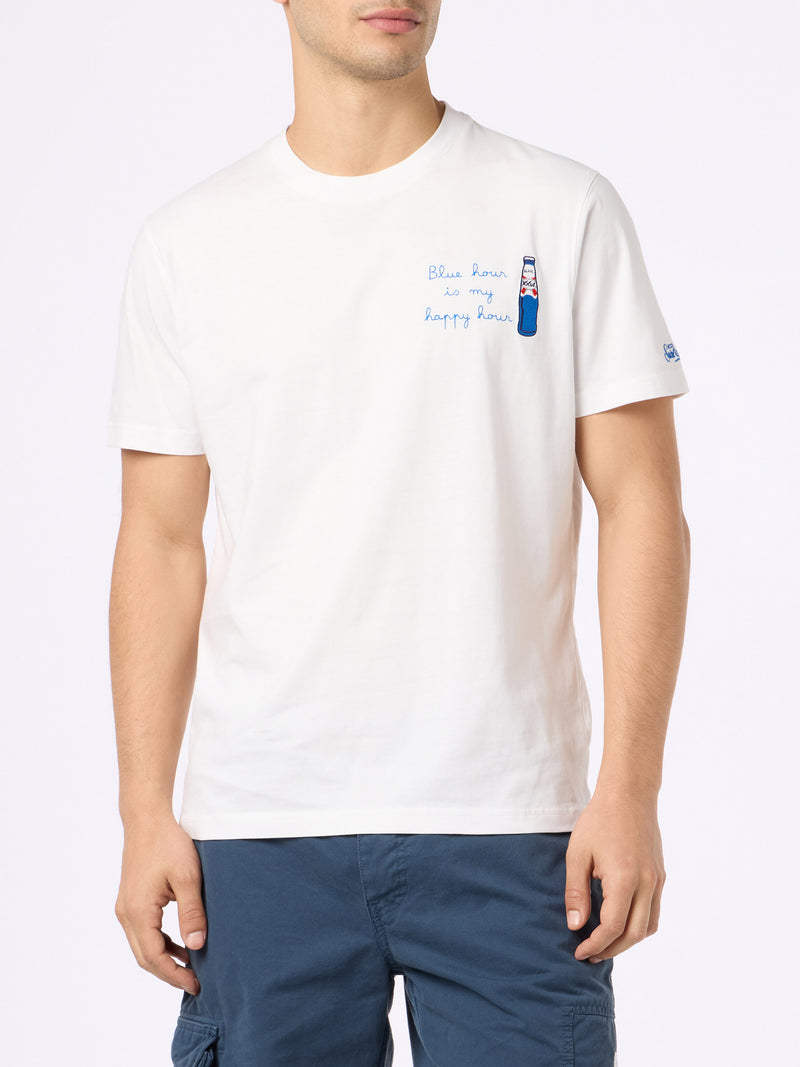 Cotton t-shirt with Blanc 1664 print and embroidery | Blanc 1664 Special Edition