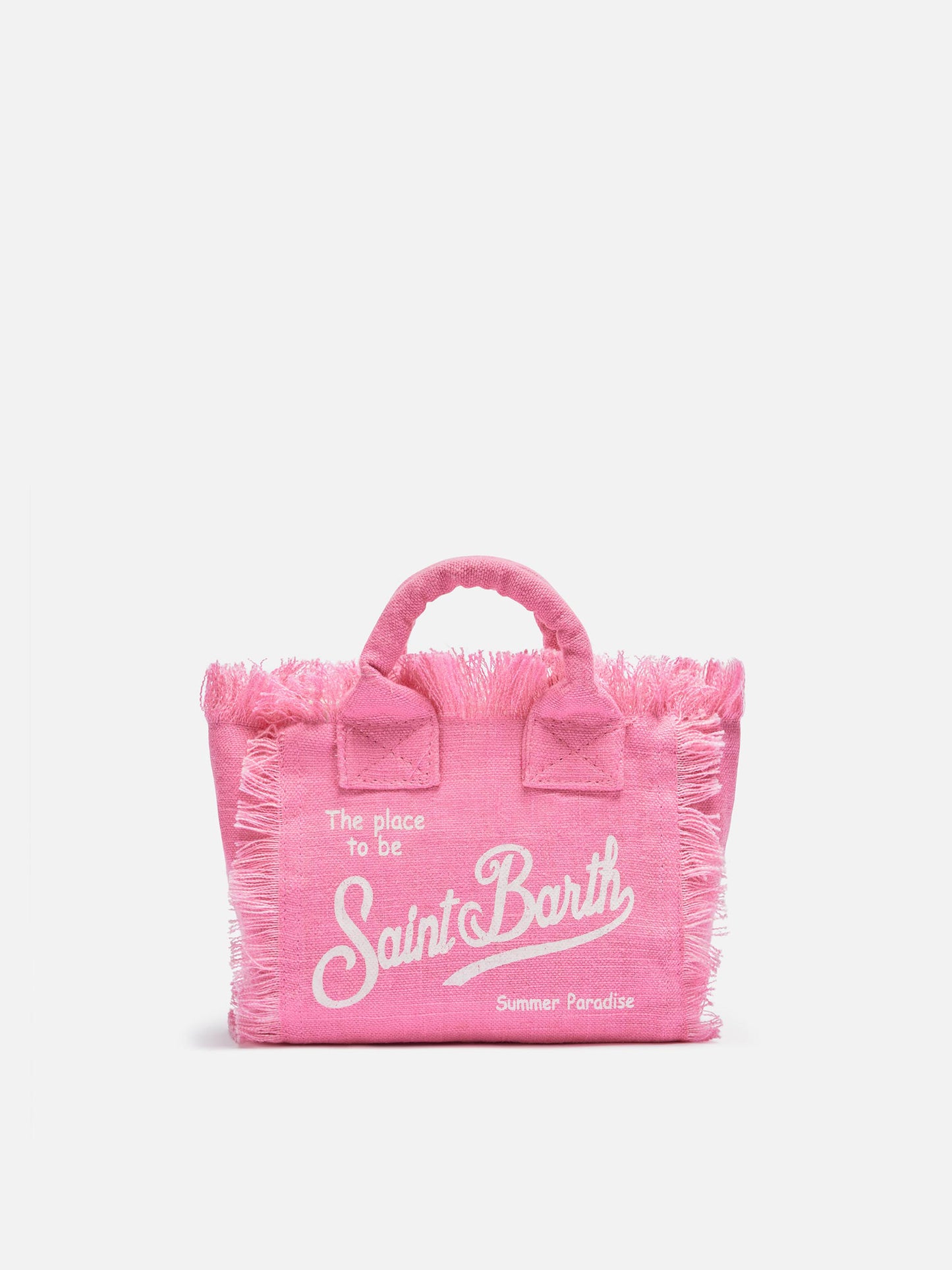 Mini Vanity pink Linen bag