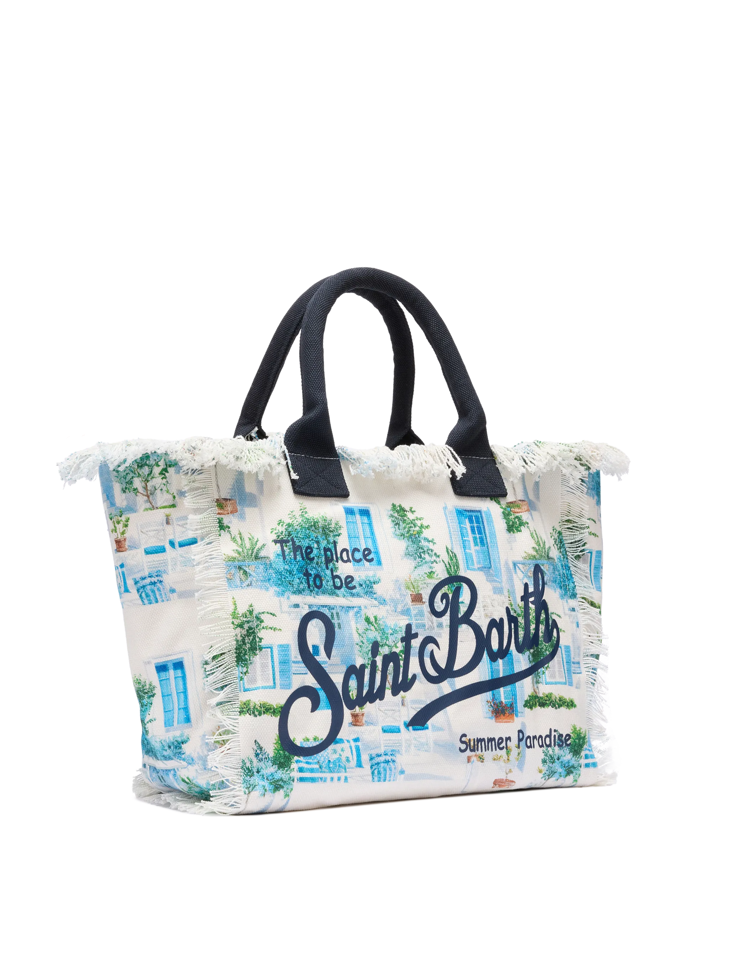 Kosmetiktasche aus Baumwollcanvas mit griechischem Fenster-Print | AI BY RICKDICK SPECIAL EDITION