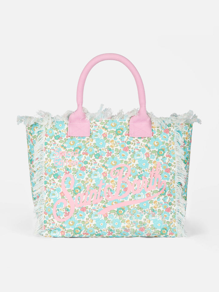 Betsy Cotton canvas Vanity Liberty tote bag |MADE WITH LIBERTY FABRIC - MC2 Saint Barth