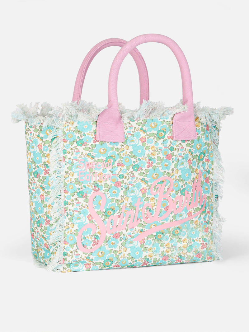 Borsa tote Vanity Liberty in tela di cotone Betsy | REALIZZATA CON TESSUTO LIBERTY