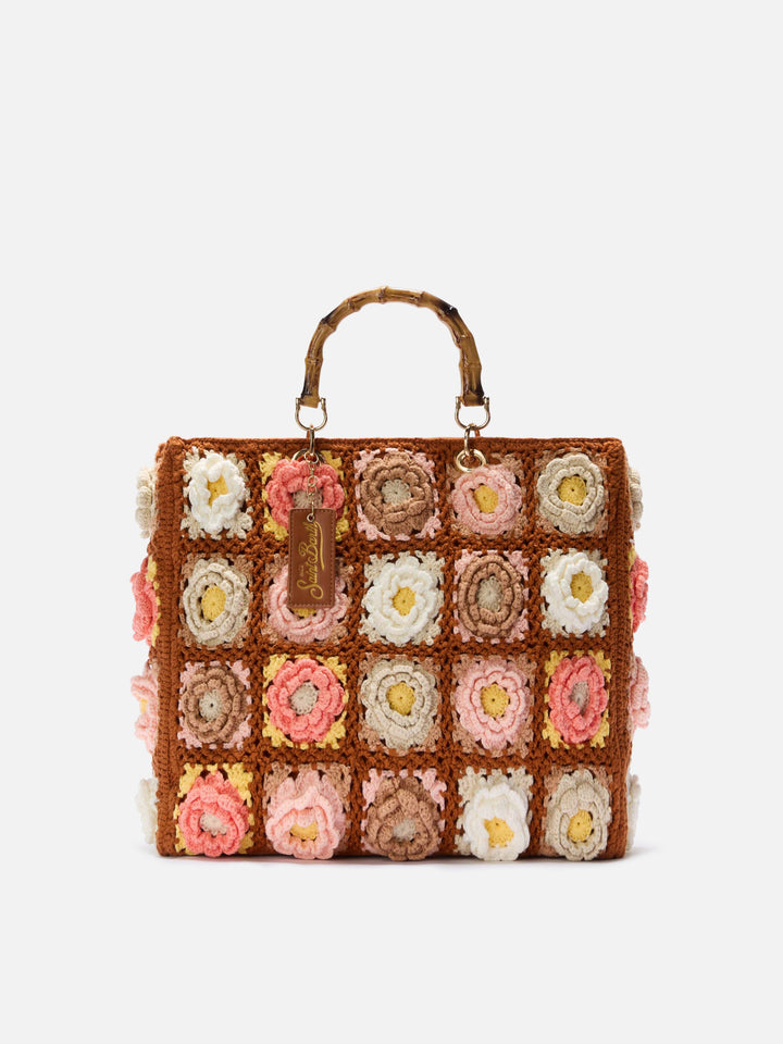 Borsa fatta a mano all'uncinetto