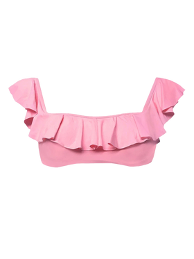 Bandeau arruffato donna rosa