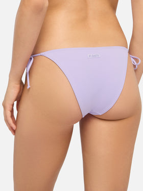 Triangle bikini Leah Virgo with classic swim briefs in lilac