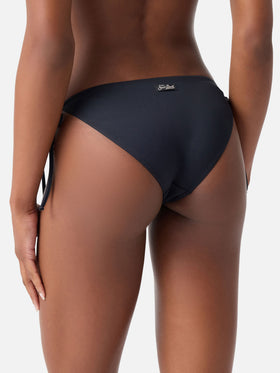Judy Virgo black bralette bikini with ties