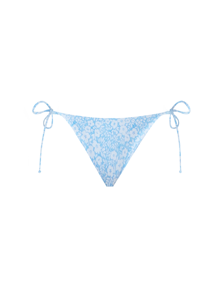 Bikini da donna a triangolo Leah Virgo fiori vintage