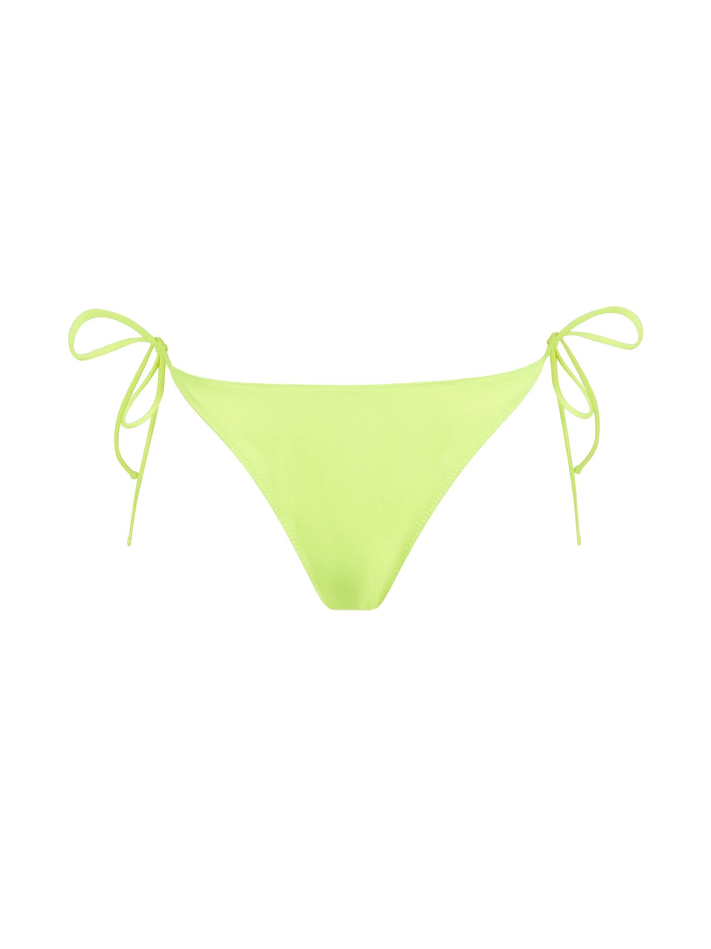Klassische Badehose Virgo in Neongelb für Damen