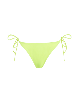 Klassische Badehose Virgo in Neongelb für Damen